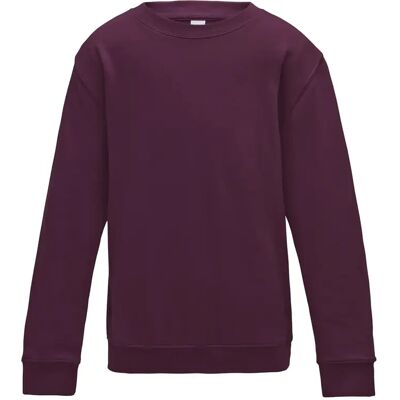 AWDis Bourgogne Kinder Sweatshirt - Ronde Hals, Duurzaam, Moderne pasvorm AWDis Bourgogne Kinder Sweatshirt - Ronde Hals, Duurzaam, Moderne pasvorm