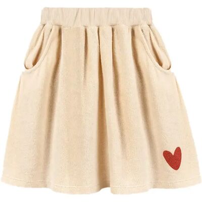 Rokje voor babymeisjes Kids on the Moon Red Heart Beige 2 ans Rokje voor babymeisjes Kids on the Moon Red Heart Beige 2 ans