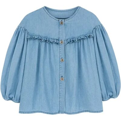 Jeansblouse voor meisjes Kids on the Moon Bleu 5 ans Jeansblouse voor meisjes Kids on the Moon Bleu 5 ans