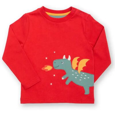 Kinder-T-shirt met lange mouwen Kite Little Dragon Rouge 6 ans Kinder-T-shirt met lange mouwen Kite Little Dragon Rouge 6 ans