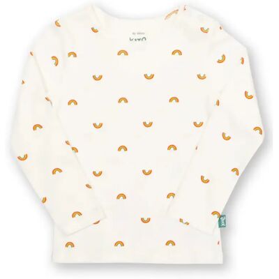 T-shirt met lange mouwen voor babymeisjes Kite Little Rainbow Blanc 3 ans T-shirt met lange mouwen voor babymeisjes Kite Little Rainbow Blanc 3 ans