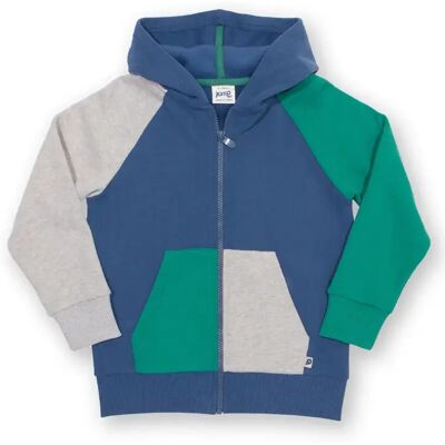 Junior Hoodie Kite Colour Block Bleu 4 ans Junior Hoodie Kite Colour Block Bleu 4 ans