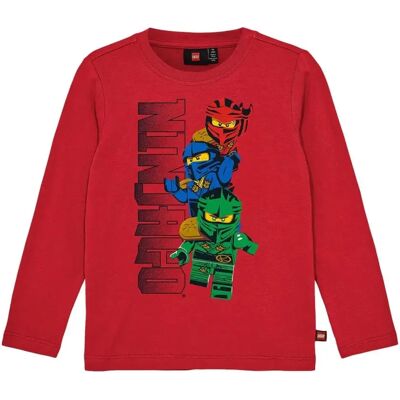 T-shirt met lange mouwen kind Lego Ninjago Lwtaffy 603 Rouge 8 ans T-shirt met lange mouwen kind Lego Ninjago Lwtaffy 603 Rouge 8 ans