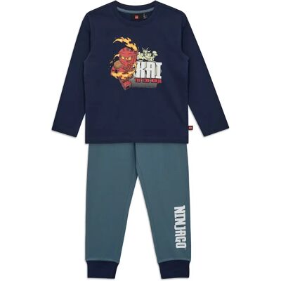 Set van sweatshirt en joggingbroek voor kinderen Lego Ninjago Lwagan 701 Bleu 6 ans Set van sweatshirt en joggingbroek voor kinderen Lego Ninjago Lwagan 701 Bleu 6 ans
