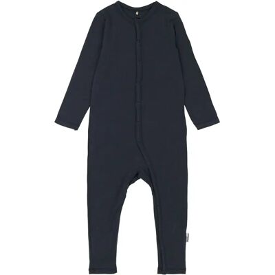 Babykleding met lange mouwen van wol/bamboe Mikk-Line Bleu 9 mois Babykleding met lange mouwen van wol/bamboe Mikk-Line Bleu 9 mois