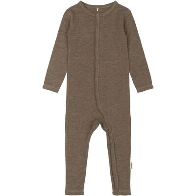 Babykleding met lange mouwen van wol/bamboe Mikk-Line Gris 2 ans Babykleding met lange mouwen van wol/bamboe Mikk-Line Gris 2 ans