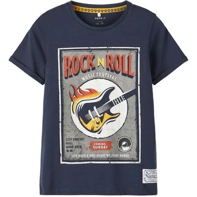 Kinder-T-shirt Name it Narma Bleu 9/10 ans Kinder-T-shirt Name it Narma Bleu 9/10 ans