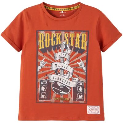 Kinder-T-shirt Name it Narma Rouge 11/12 ans Kinder-T-shirt Name it Narma Rouge 11/12 ans