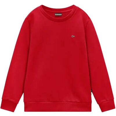 Junior Sweatshirt Napapijri Balis C 2 Rouge 8 ans Junior Sweatshirt Napapijri Balis C 2 Rouge 8 ans