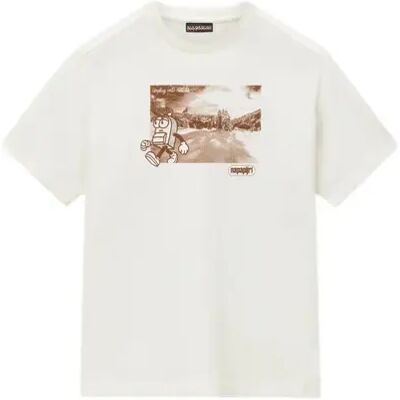 Kinder-T-shirt Napapijri Tipi Blanc 14 ans Kinder-T-shirt Napapijri Tipi Blanc 14 ans