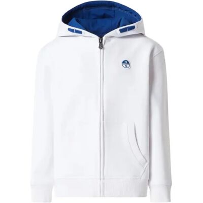 Kinderen hoodie vest met logo North Sails Blanc 8 ans Kinderen hoodie vest met logo North Sails Blanc 8 ans