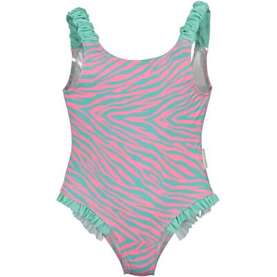 1-delig meisjes zwempak Paper Boat Minty Waves Rose 6 ans 1-delig meisjes zwempak Paper Boat Minty Waves Rose 6 ans