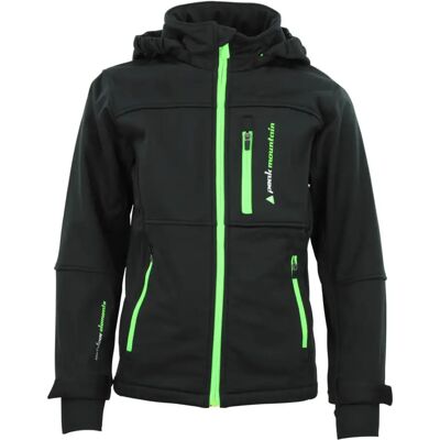 Kinder softshell jas Peak Mountain Ecanne Noir 8 ans Kinder softshell jas Peak Mountain Ecanne Noir 8 ans