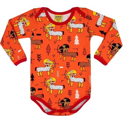 Baby romper met lange mouwen Raspberry Republic Rouge 40/43 Baby romper met lange mouwen Raspberry Republic Rouge 40/43