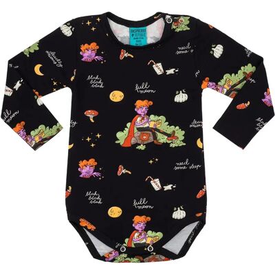 Baby romper met lange mouwen Raspberry Republic Noir 34/37 Baby romper met lange mouwen Raspberry Republic Noir 34/37