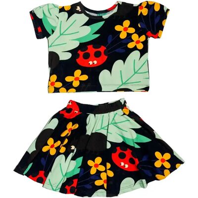 Rok en top voor meisje Raspberry Republic Noir 52/55 Rok en top voor meisje Raspberry Republic Noir 52/55