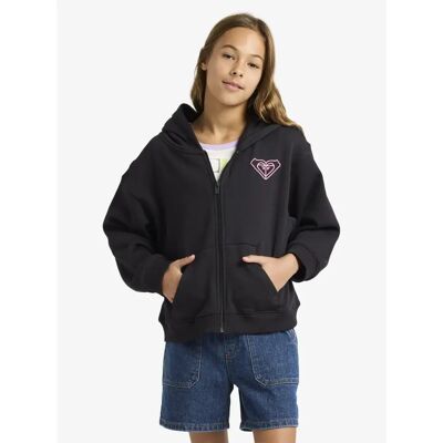 Zip-up hoodie voor meisjes Roxy Midnight Hike Brushed Noir 16 ans Zip-up hoodie voor meisjes Roxy Midnight Hike Brushed Noir 16 ans