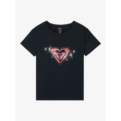 Katoenen T-shirt voor meisje Roxy Lilyregular Night Noir 16 ans Katoenen T-shirt voor meisje Roxy Lilyregular Night Noir 16 ans