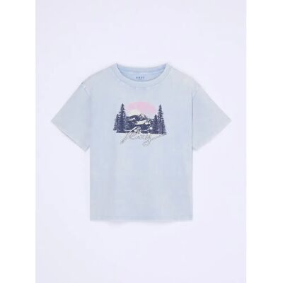 T-shirt meisje Roxy Eveoversize Washed Bleu 16 ans T-shirt meisje Roxy Eveoversize Washed Bleu 16 ans