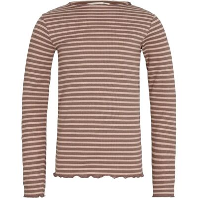 Gestreepte meisjes T-shirt met lange mouwen Sofie Schnoor Petrisy Marron 16 ans Gestreepte meisjes T-shirt met lange mouwen Sofie Schnoor Petrisy Marron 16 ans