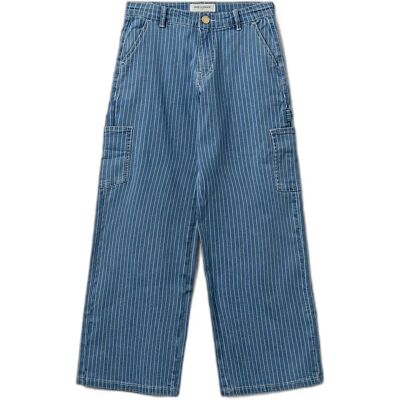Gestreepte jeans met een regular fit voor meisjes Sofie Schnoor Ciannasy Bleu 8 ans Gestreepte jeans met een regular fit voor meisjes Sofie Schnoor Ciannasy Bleu 8 ans
