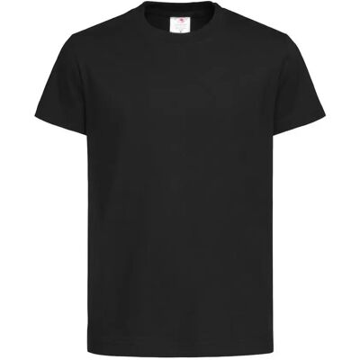 Kinder-T-shirt Stedman Classic Organic Noir 7/8 ans Kinder-T-shirt Stedman Classic Organic Noir 7/8 ans