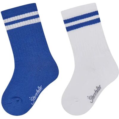 Gestreepte baby sokken Sterntaler Actives (x2) Bleu 19/22 Gestreepte baby sokken Sterntaler Actives (x2) Bleu 19/22