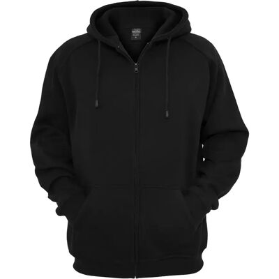 Sweatshirt kind rits Urban Classics boys zip Noir 10 ans Sweatshirt kind rits Urban Classics boys zip Noir 10 ans