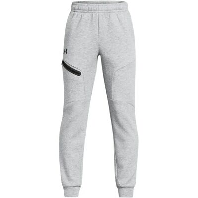 Under Armour Unstoppable fleece joggings voor jongens Mod Grijs - Joggingbroek Under Armour Unstoppable fleece joggings voor jongens Mod Grijs - Joggingbroek
