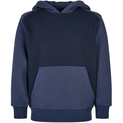 Tweekleurige hoodie voor kinderen Urban Classics Bleu 5/6 ans Tweekleurige hoodie voor kinderen Urban Classics Bleu 5/6 ans