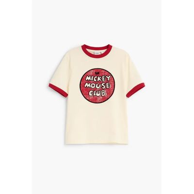 Kinder-T-shirt Desigual The Mickey Mouse Club Blanc 11/12 jaar Kinder-T-shirt Desigual The Mickey Mouse Club Blanc 11/12 jaar