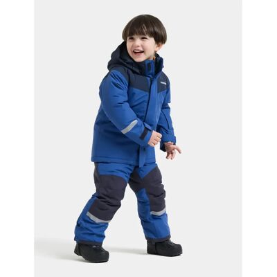 Waterdichte jas en broekset voor kinderen Didriksons Skare 2 Bleu 7/8 jaar oud Waterdichte jas en broekset voor kinderen Didriksons Skare 2 Bleu 7/8 jaar oud