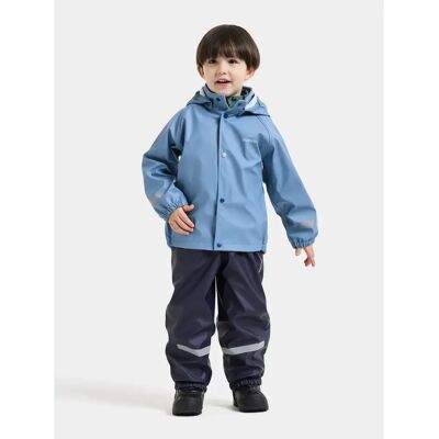 Waterdichte jas en broekset voor kinderen Didriksons Slaskeman 4 Bleu 7/8 jaar oud Waterdichte jas en broekset voor kinderen Didriksons Slaskeman 4 Bleu 7/8 jaar oud