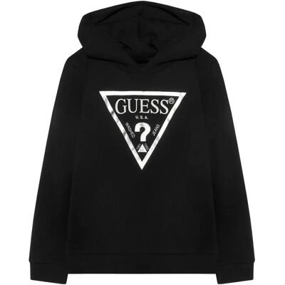 Girl hoodie Guess Zwart 10 jaar Girl hoodie Guess Zwart 10 jaar