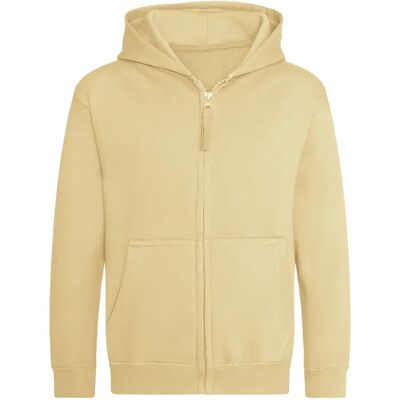 Kindercapuchon met volledige rits Just Hoods Beige 7/8 jaar oud Kindercapuchon met volledige rits Just Hoods Beige 7/8 jaar oud