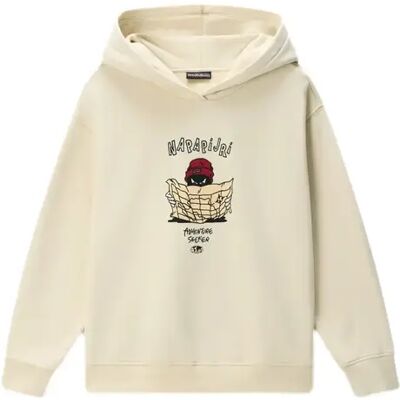 Junior Hoodie Napapijri Flein Beige 8 jaar Junior Hoodie Napapijri Flein Beige 8 jaar