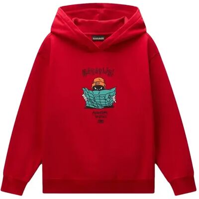 Junior Hoodie Napapijri Flein Rouge 8 jaar Junior Hoodie Napapijri Flein Rouge 8 jaar