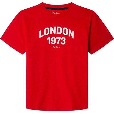 Kinder-T-shirt Pepe Jeans Dylan Rood 8 jaar Kinder-T-shirt Pepe Jeans Dylan Rood 8 jaar