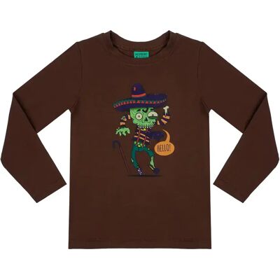 Meisjes-T-shirt met lange mouwen Raspberry Republic Fiesta Marron 52/55 Meisjes-T-shirt met lange mouwen Raspberry Republic Fiesta Marron 52/55