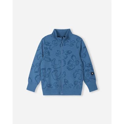 Sweater met rits voor kinderen Reima Mahin Bleu 4 jaar Sweater met rits voor kinderen Reima Mahin Bleu 4 jaar