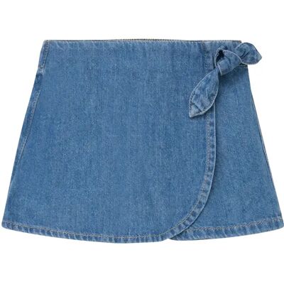 Jeansrok Regular Fit Mid Rise versleten effect met elastische taille voor meisje s.Oliver Bleu 2 jaar Jeansrok Regular Fit Mid Rise versleten effect met elastische taille voor meisje s.Oliver Bleu 2 jaar