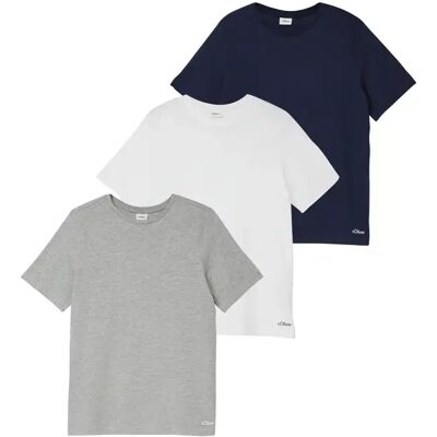 T-shirt met logo-opdruk in grote maten voor meisjes s.Oliver (x3) Bleu 12 jaar oud T-shirt met logo-opdruk in grote maten voor meisjes s.Oliver (x3) Bleu 12 jaar oud