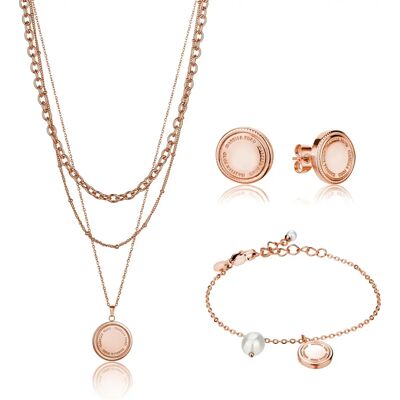 Ketting, armband en oorbellen set Isabella Ford Alyssa Rose TU Ketting, armband en oorbellen set Isabella Ford Alyssa Rose TU