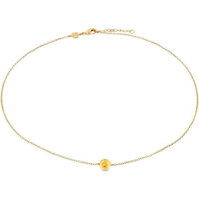 Citrien halsketting voor dames Sloya Aurora Jaune 42/45 cm Citrien halsketting voor dames Sloya Aurora Jaune 42/45 cm