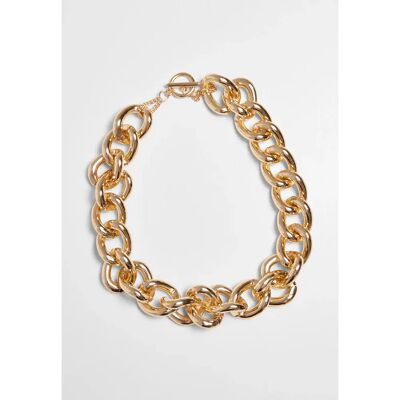Halsketting Urban Classics flashy chain Jaune TU Halsketting Urban Classics flashy chain Jaune TU