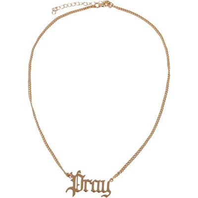 Halsketting Urban Classics Pray Chunky Doré TU Halsketting Urban Classics Pray Chunky Doré TU
