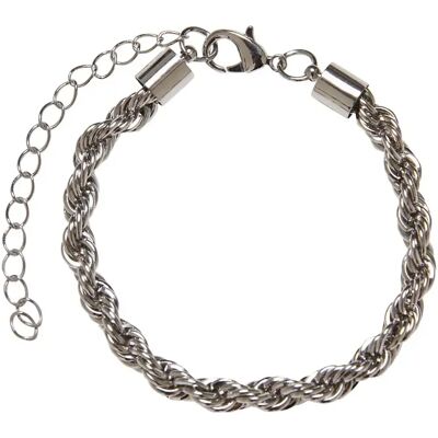 Armband Urban Classics Charon Intertwine Argenté 21 cm Armband Urban Classics Charon Intertwine Argenté 21 cm