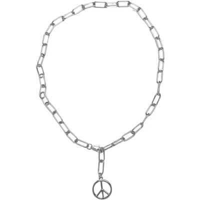 Halsketting y Urban Classics Peace Pendant Argenté TU Halsketting y Urban Classics Peace Pendant Argenté TU