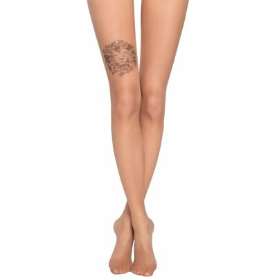 Damespanty Conte Elegant Tattoo Lion Bronze Grootte 2 Damespanty Conte Elegant Tattoo Lion Bronze Grootte 2