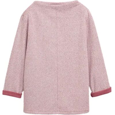 Pull aspect chiné met hoge kraag dames Tom Tailor Rouge 3XL Pull aspect chiné met hoge kraag dames Tom Tailor Rouge 3XL